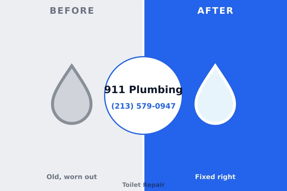 Before and after: plumbing repair Bennet, NE